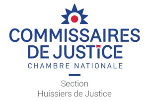 Logo des Commissaires de Justice (CNHJ) section Huissiers de Justice
